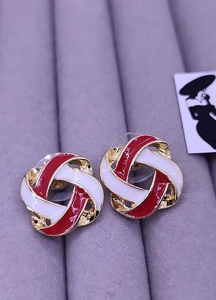 Сережки гвоздики пуссеты серьги