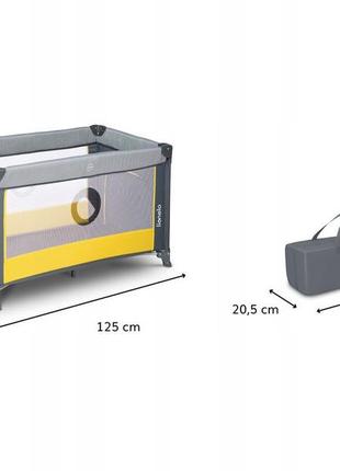 Манеж lionelo stefi yellow lemon9 фото