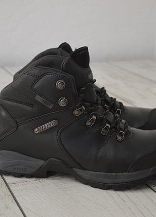Hi -tec waterproof чоловічі шкіряні зимові чоботи чорного кольору оригінал 42 розмір