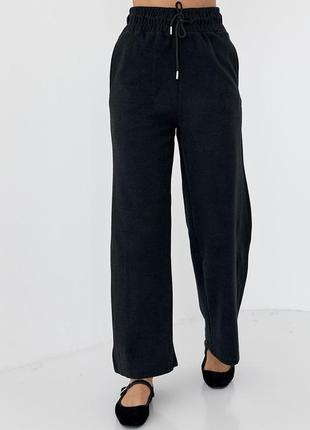 Женские брюки-кюлоты с высокой талией2 фото