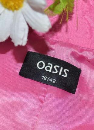 Брендовое миди платье oasis коттон цветы3 фото
