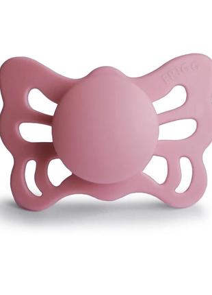 Пустушка frigg butterfly size 1 (0-6 m), cedar, рожевий