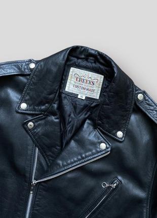Винтажная куртка косуха оверсайз schott perfecto стиль панк гранж байкерская