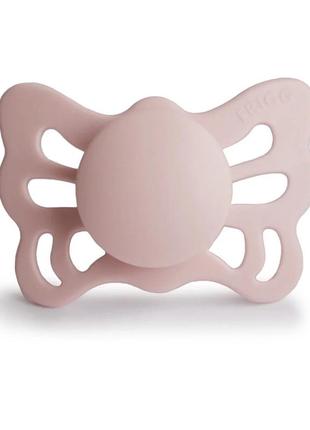 Пустушка frigg butterfly size 1 (0-6 m), blush, пудра