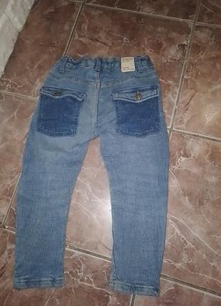 Базові джинси зара з підкладкою.2 фото