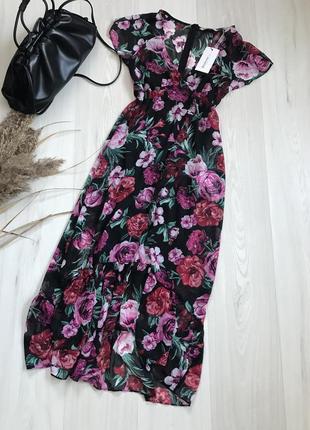 Распродажа платье stradivarius миди asos c цветочным принтом10 фото
