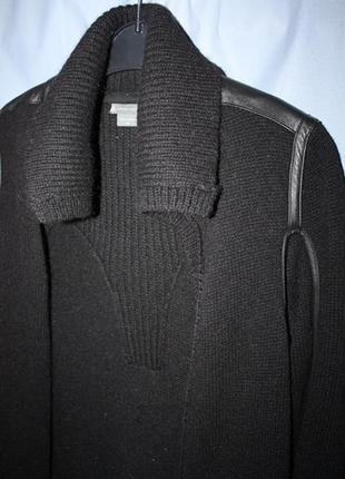 Стильный базовый шерстяной кардиган armani exchange, m8 фото
