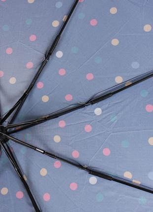 Зонт складной de esse 3225 полуавтомат синий8 фото