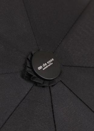 Зонт складной de esse 3306 механический черный8 фото