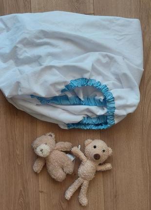 Наматрацник вологонепроникний у дитяче ліжечко 120*60*7см