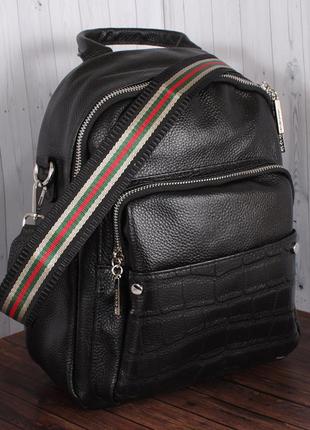 Сумка-рюкзак de esse l29850-01 черный1 фото