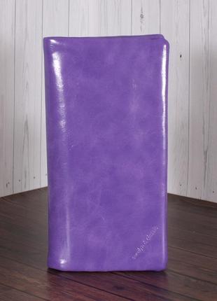 Кошелек y-7001a-purple-lak фиолетовый2 фото