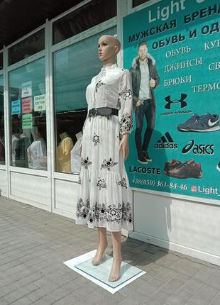 Шифоновое платье с шелковой вышивкой ventura1 фото