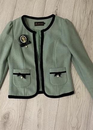 Винтажный жакет на подкладке