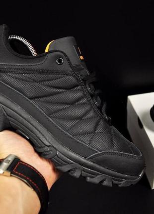 Кроссовки merrell мужские зима термоводостойкий нейлон подошва резина черные, меррелл