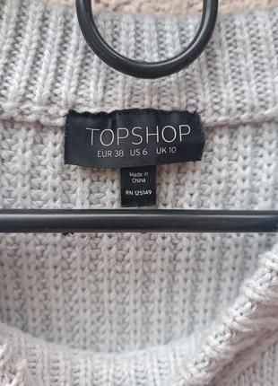 Теплый свитер topshop свитер женский 44-48 р.3 фото