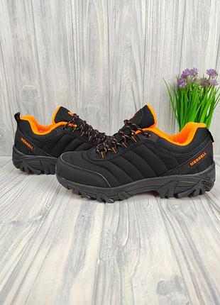 Merrell vibram thermo black orange8 фото