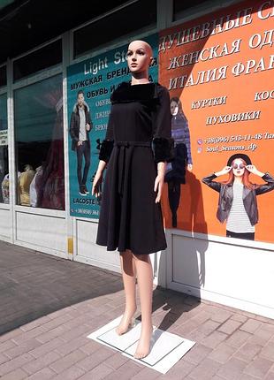Voodoo vixen вінтажна сукня з хутряною обробкою