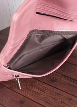 Гаманець y-7001a-pink-lak рожевий5 фото