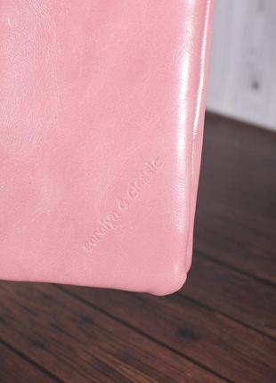 Гаманець y-7001a-pink-lak рожевий6 фото