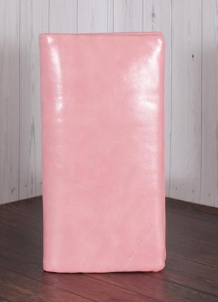 Гаманець y-7001a-pink-lak рожевий2 фото