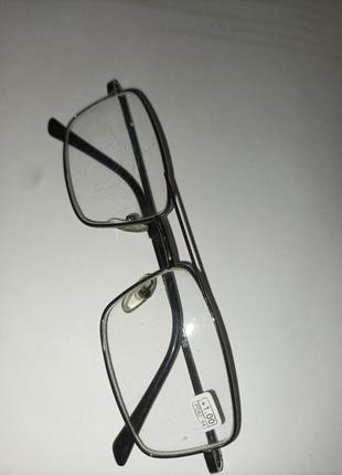 Оптика чоловіча . окуляри оптика для чоловіків розміри +1.00; +1.50; +2.00. лінза стекло3 фото