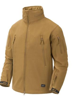 Куртка softshell  helikon-tex gunfighter sharkskin м coyote