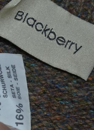 Шерсть + шелк фирменная безрукавка blackberry (54)3 фото