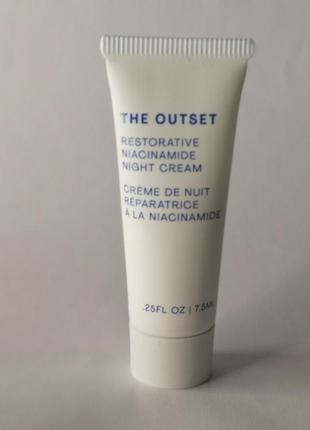 The outset restorative niacinamide night cream восстанавливающий ночной крем с ниацинамидом