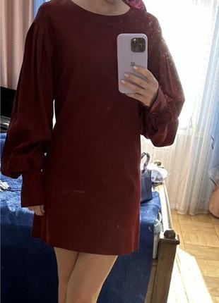 Коротка міні сукня mango 6