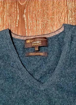 Брендовий  100% кашемір  светр джемпер  р.xl від  marks & spencer3 фото