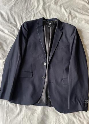 Костюмный классический жакет пиджак мужской оверсайз h лишним8 фото