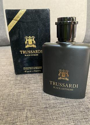 Trussardi black extreme туалетна вода 50 мл, оригінал