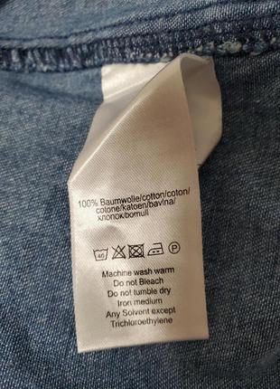 Очень шикарное брендовое коттоновое джинсовое платье батал8 фото