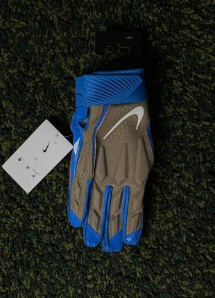 Перчатки nike x off-white 008 d-tack football gloves (new) | original