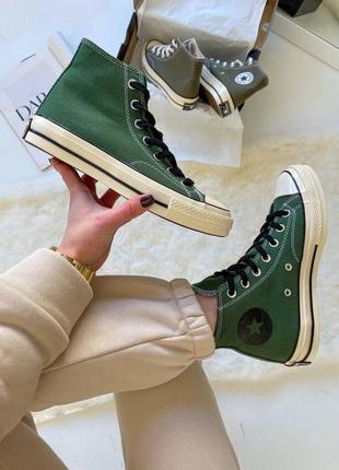 Кеди converse зелені8 фото