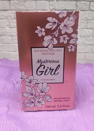 Стойкая парфюмированная вода mysterious girl by new brand for women
