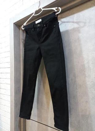 Красивые, стильные,джинсы черные скинни3 фото