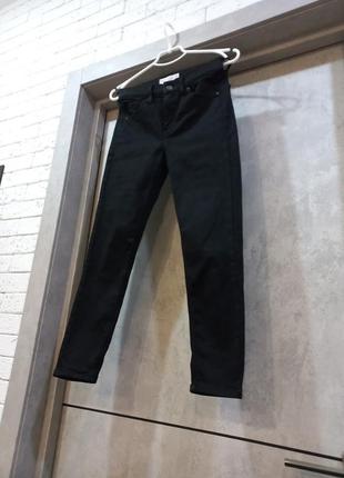 Красивые, стильные,джинсы черные скинни5 фото