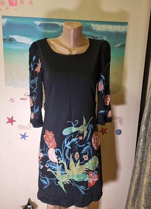 Платье anna sui с птицами