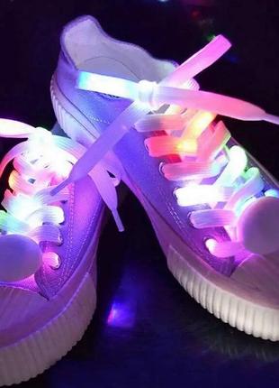 Шнурки для обуви, шнурки для кроссовок, led шнурки