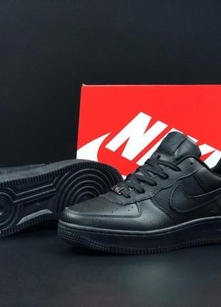 Чоловічі кросівки nike air force 1 low black3 фото