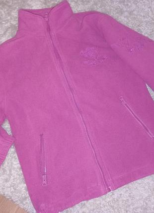 Курточка флисовая для девочки р.128