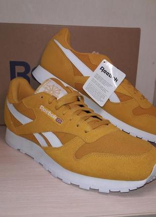 Кроссовки reebok classic leatther mu1 фото