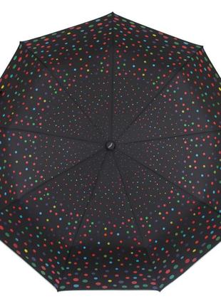 Зонт складной de esse 3221 полуавтомат горошек