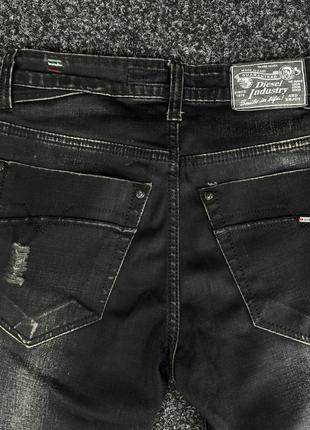 Чоловічі звужені джинси diesel skinny distressed vintage3 фото
