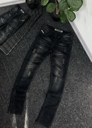 Чоловічі звужені джинси diesel skinny distressed vintage1 фото