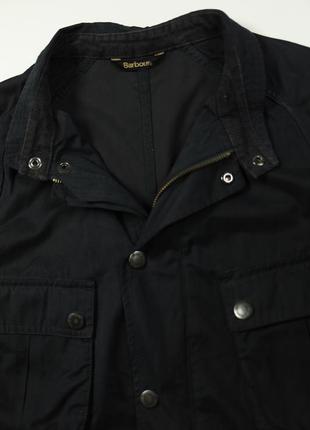 Куртка barbour international lockseam jacket navy5 фото