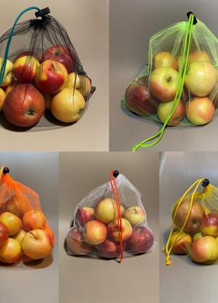 Торба торбинка фруктовка сетка мешок экомешочки экомешок8 фото