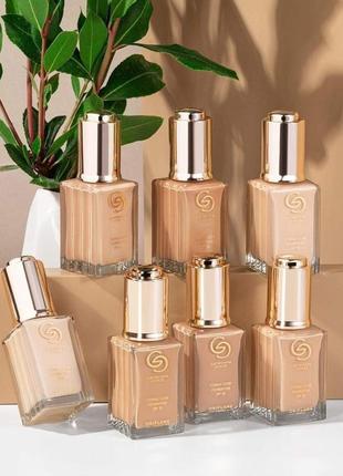 Новинка сяюча тональна основа giordani gold spf 25 оріфлейм код 43245 світлий беж2 фото